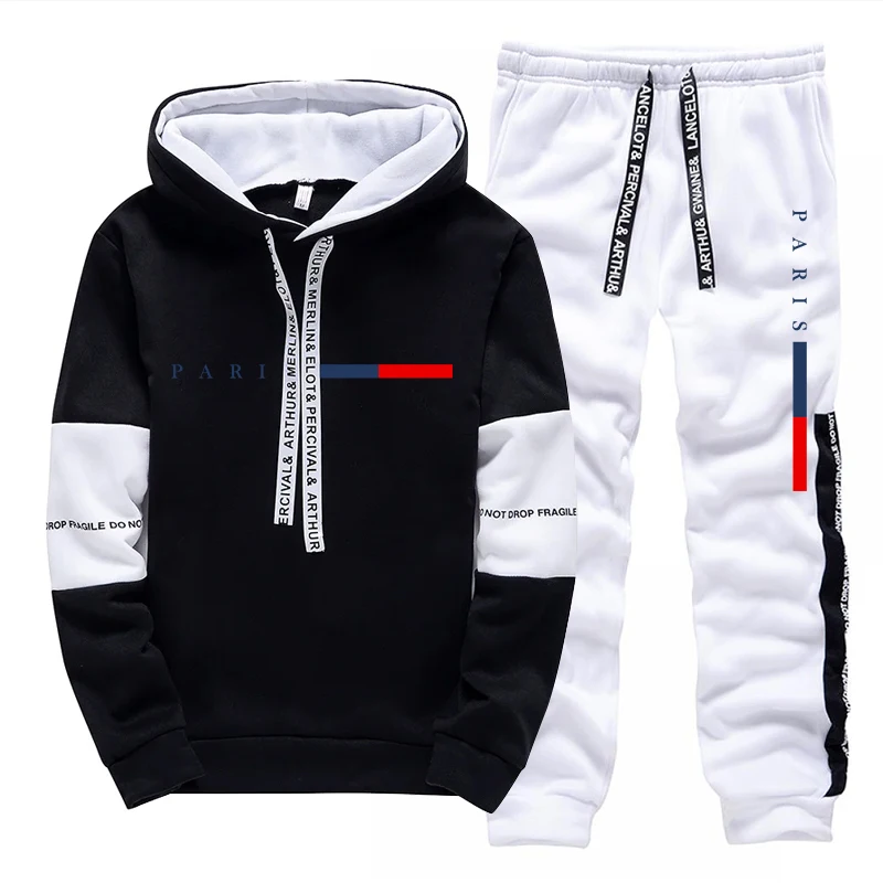 Herenset/Hoodie/Broek Parijse  - Men'S Fashion Hoodie recensie en prijs