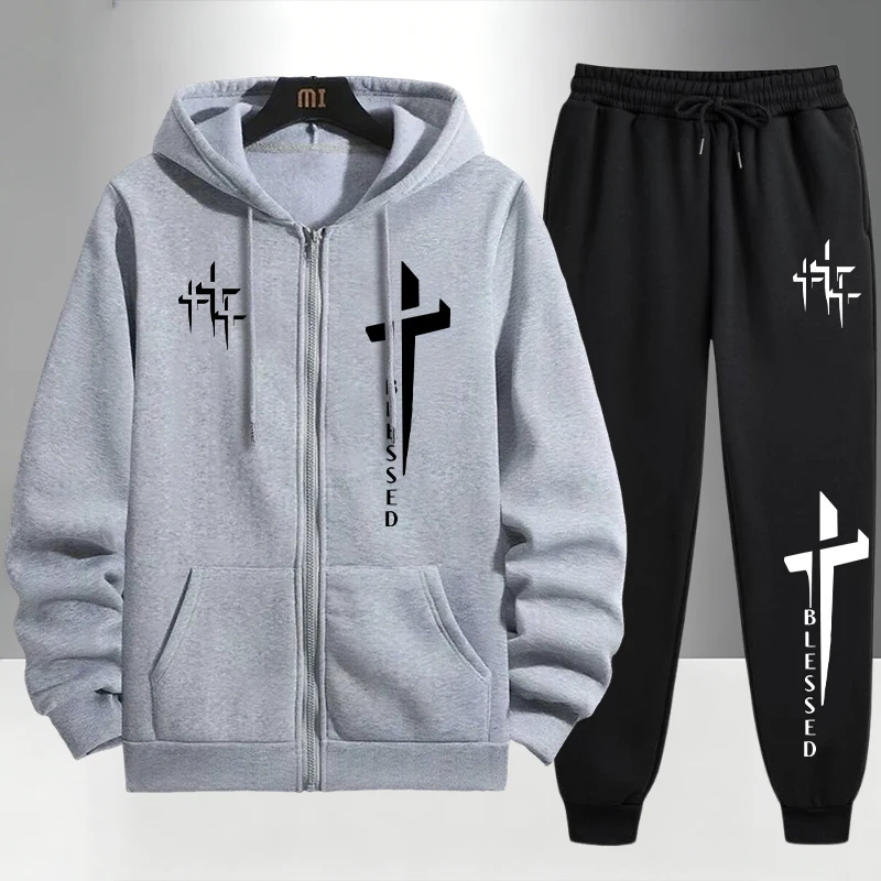 Cross Blessed Print trainingsp - Mens Fashion Urban recensie en prijs