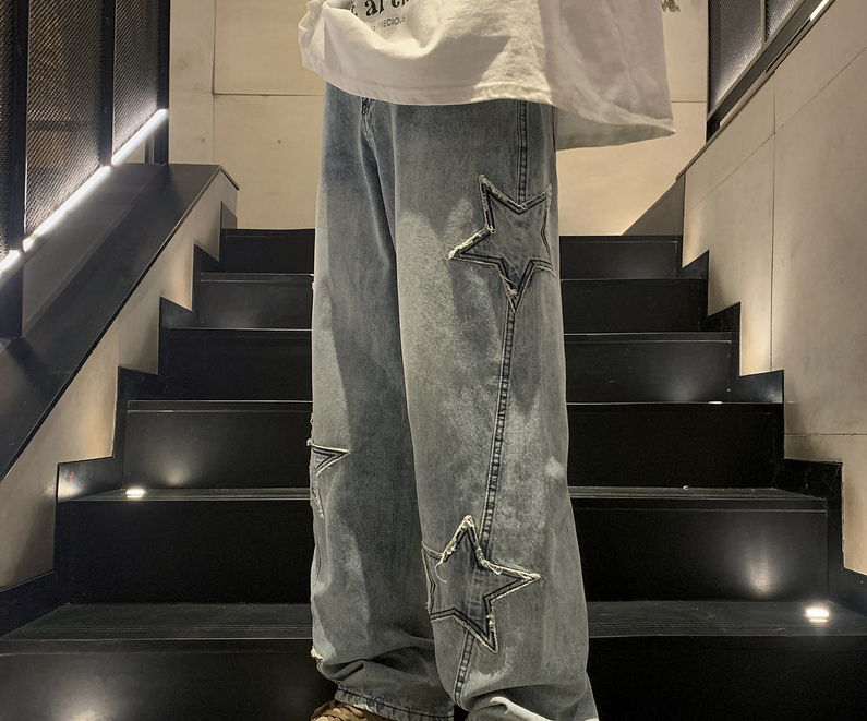Nieuwe Mode Vijfpuntige Sterje - Men'S Fashion With Baggy Jeans recensie en prijs