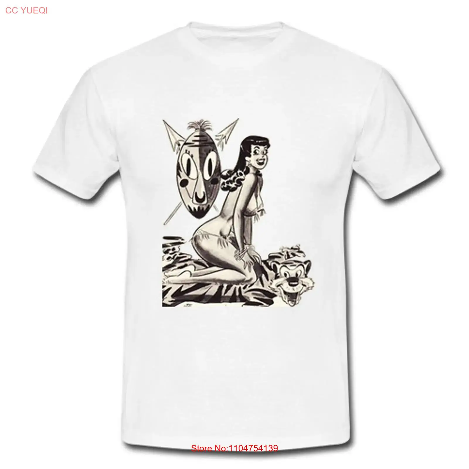 Heren katoenen retro T-shirt P - Mens Fashion In The 50S recensie en prijs